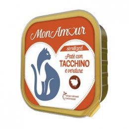 Monamour Patè Gatto Sterilized Tacchino e Verdure 100 GR.