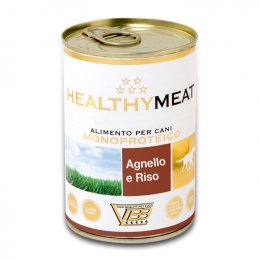 Healthy Meat dog monoproteico Agnello e Riso 400 g.