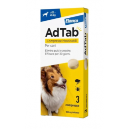 Elanco Adtab - Antiparassitario 3 Compresse Masticabili...